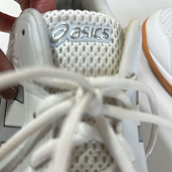 ASICS Women's GEL-Rocket 8 Volleyball Shoes White/Silver Size 10.5 - Picture 2 of 14